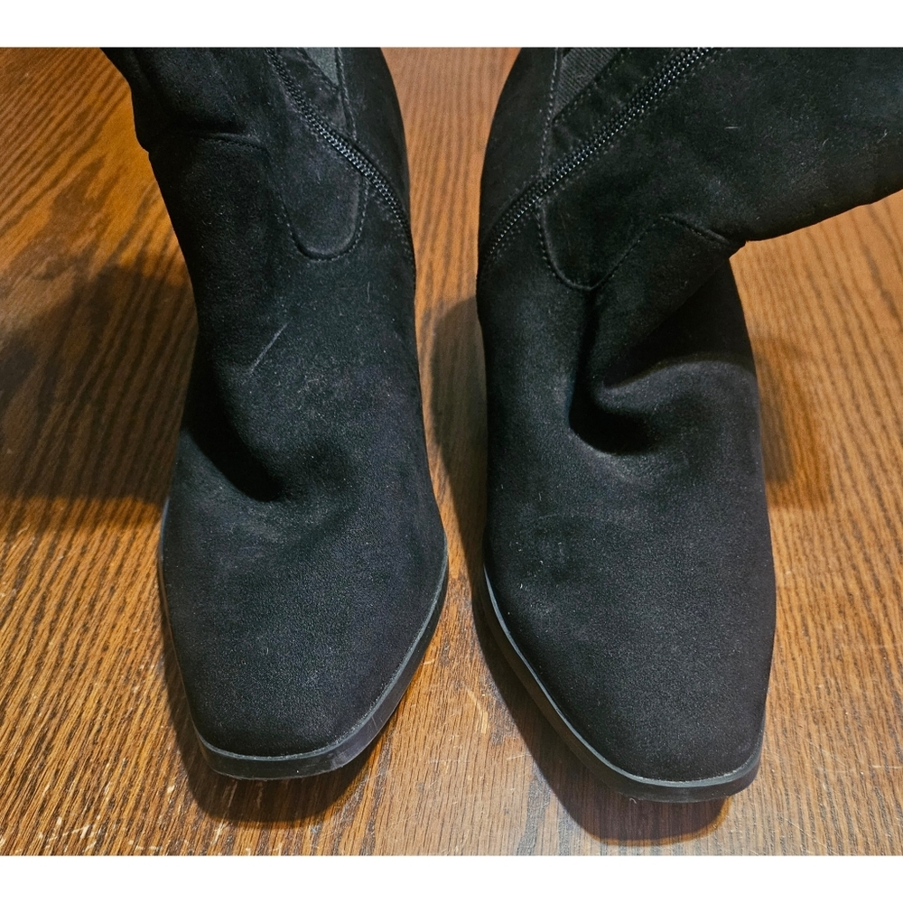 Torrid Western Pull On Extra Wide Width Black Bootie Size 10.5WW - Picture 13 of 16